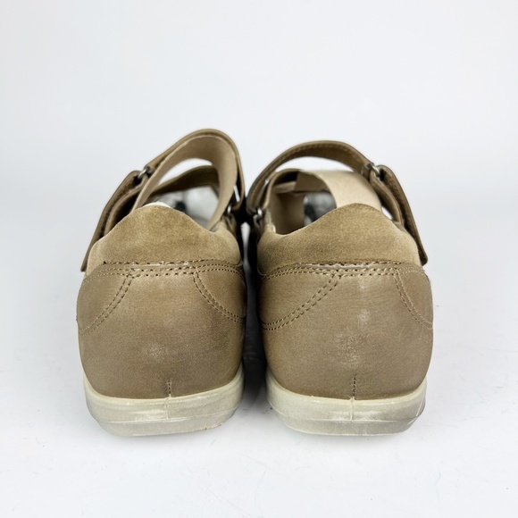 Ecco Cayla Womens Mary Jane Comfort Shoes Crisscross Navajo Brown Leather 41 - Picture 5 of 12